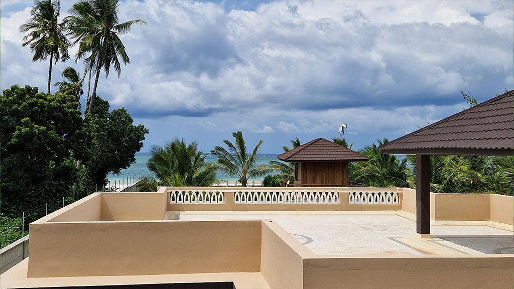 QQ Beach Villa terrace view