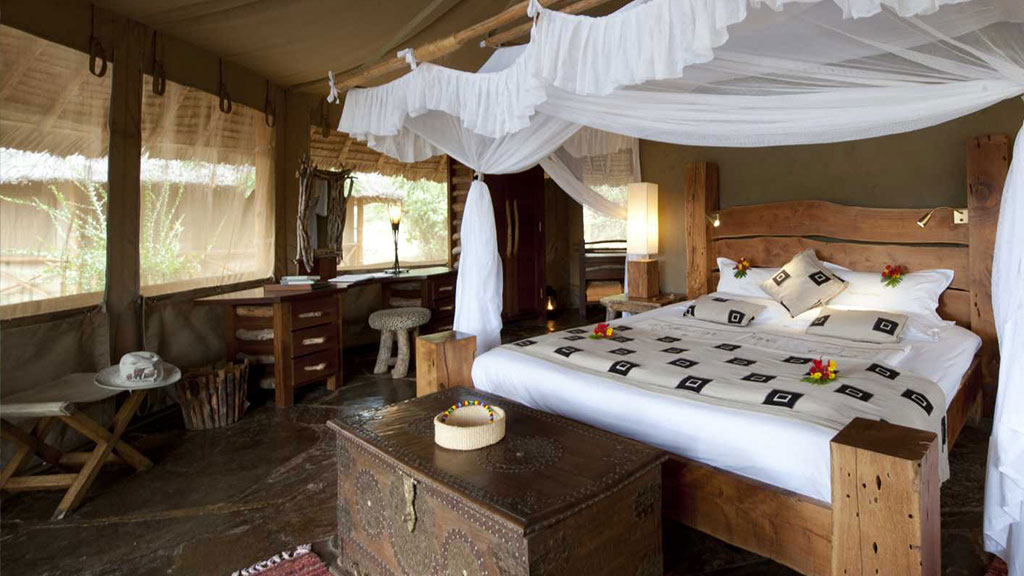 Severin safari camp bedroom