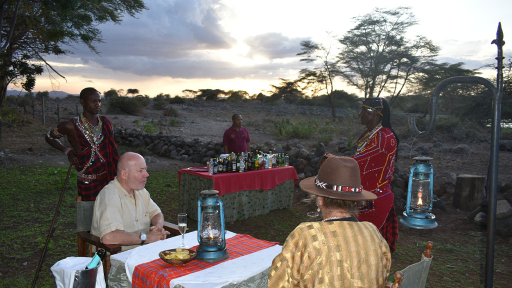 Amboseli Serena Lodge dinner