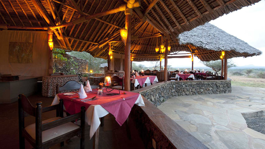 Severin safari camp restaurant