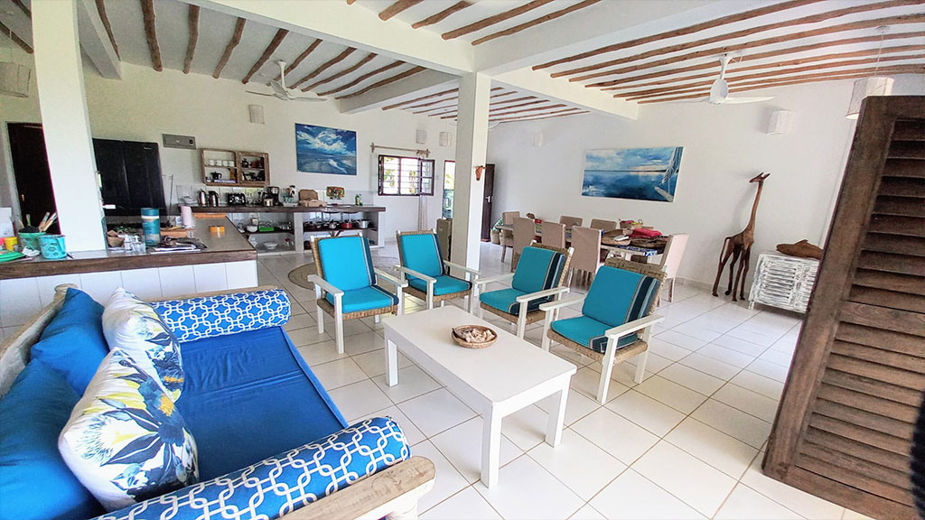 Watamu Beach Cottages living room